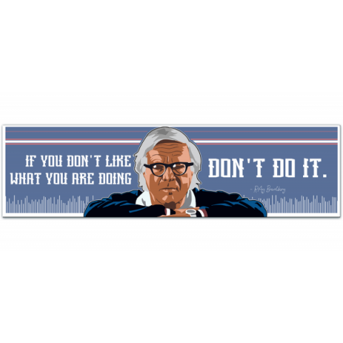 Ray Bradbury vinyl bumper sticker car bike laptop Bumper Stickers [01006]