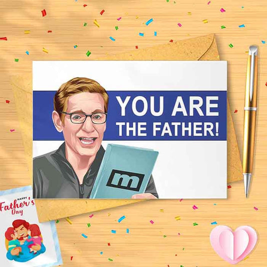 Funny Maury Card - Card For Dad, Maury Povich, Maury, Funny Card, Father's Day Card, Maury Povich Fathers, Seas And Peas, [01324]