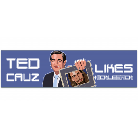 Funny Ted - Vinyl Bumper Sticker [01023]