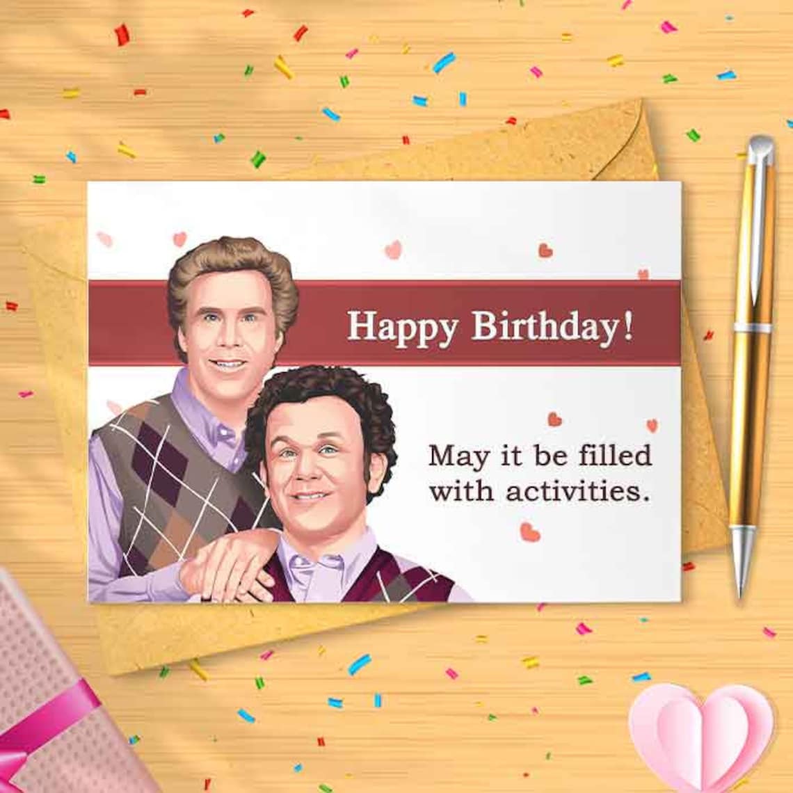 Step Bros Birthday Card, Funny Birthday Cards, Holdays Cards for Boyfriend, Birthday Card Him, Bulk Birthday Card Set, Fun Birthday [00236]