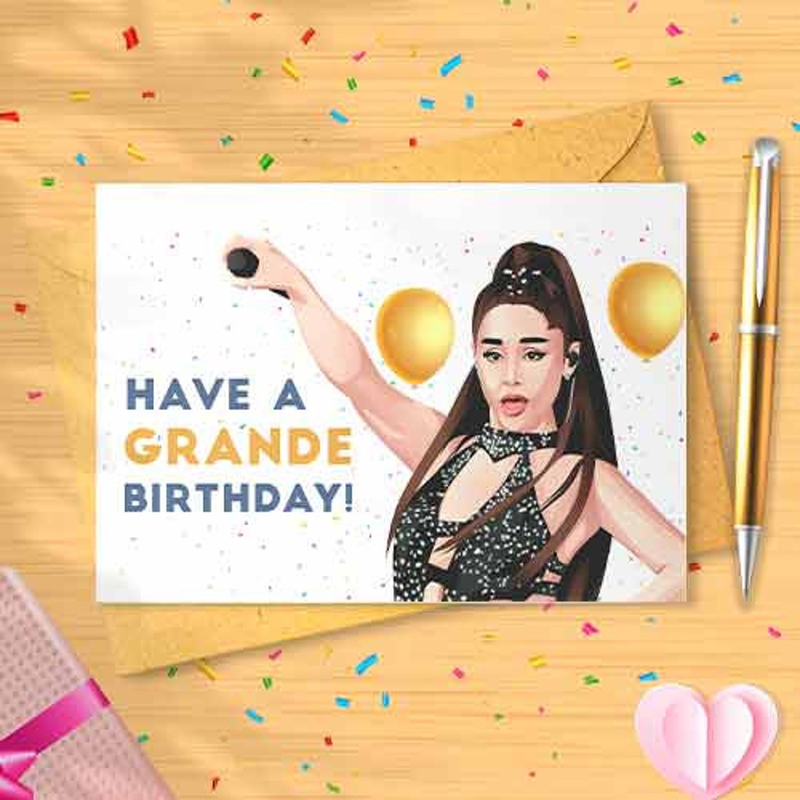 Funny Ariana Birthday Card - Thank U Next, Cloud, Thank You Next, Singer, Pop Culture, Funny Birthday Card Happy Birthday Birthday [00823]