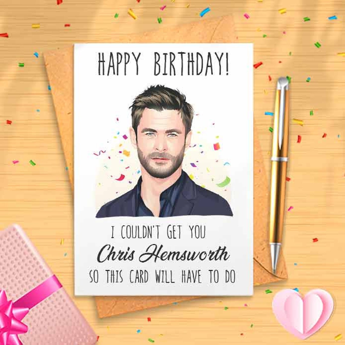 Funny Chris Birthday Card - Funny Birthday Card, Birthday Card, Happy Birthday, Birthday Humor, Happy Birthday, Celebrity Crush [00202]