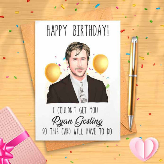 Funny Ryan Birthday Card - Funny Birthday Card, Birthday Card, Happy Birthday, Birthday Humor, Happy Birthday, Celebrity Crush [00410]