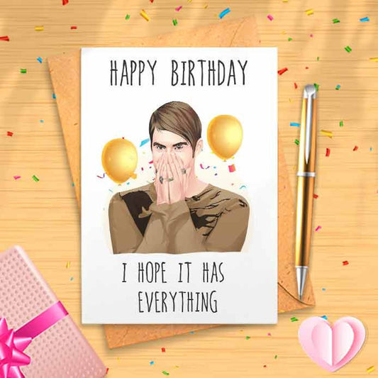 Stefon Birthday Card - Happy Birthday, Greeting Card, Funny Birthday, Birthday Card [00053]