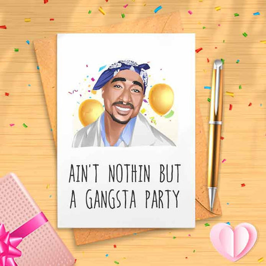 Funny Hip-Hop Birthday Card - Birthday Card, Best Friends, Boyfriend, Girlfriend, Funny, Rap, Musical, Lyrics, Gift Card [00125]