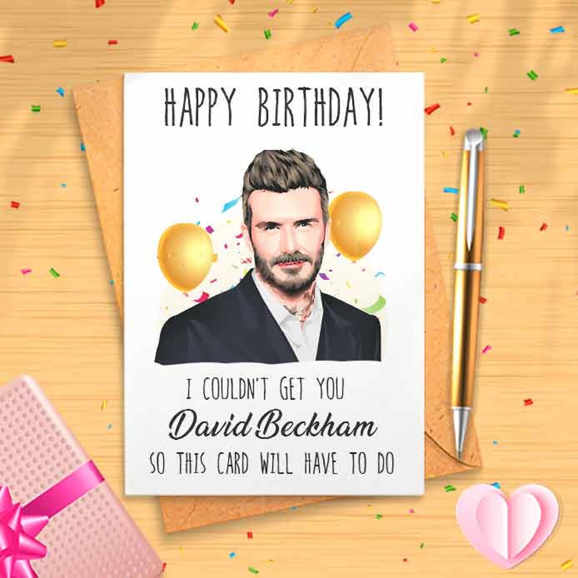 Funny David Birthday Card - Funny Birthday Card, Birthday Card, Happy Birthday, Birthday Humor, Happy Birthday, Celebrity Crush [00557]