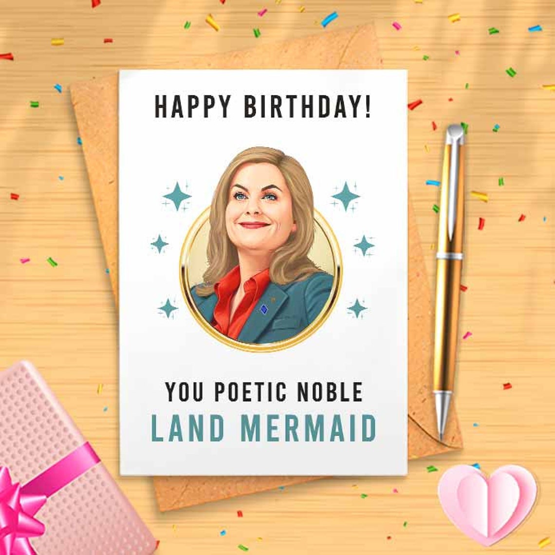 Leslie Happy Birthday Card - Funny Greeting Card [00567]