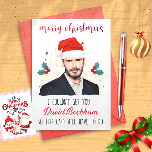 Funny David Christmas Card - Funny Holidays Card, Holiday Card, Merry Christmas, Christmas Humor, Merry Christmas, Celebrity Crush [00969]