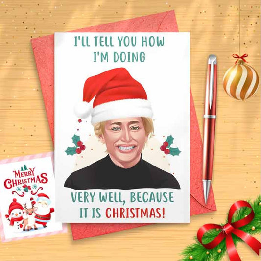 Funny Dorinda Christmas Card - Funny Holidays Card, Holiday Card, Merry Christmas, Christmas Humor, Funny Xmas Card, Merry [00781]