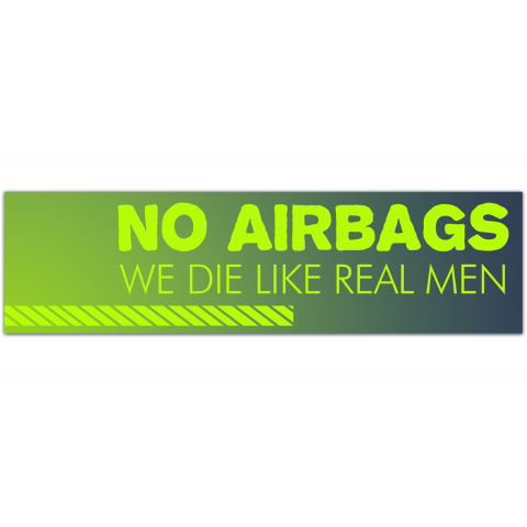 Real Men Funny Bumper Sticker Vinyl Decal Accident Car Truck Bumper Stickers [01106]