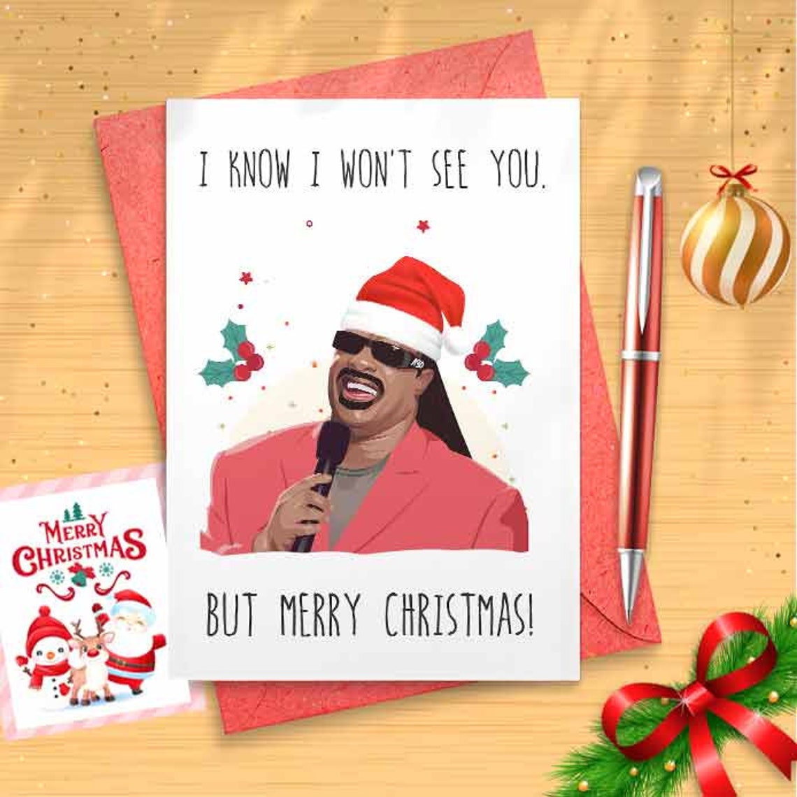 Funny Stevie Christmas Card, Inappropriate Christmas Humor, Christmas Gift, Funny Christmas, Santa, Internet Memes, Merry Christmas [01321]