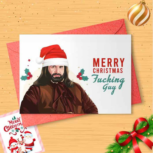 Merry Christmas Nandor - Funny Holidays Card, Holiday Card, Merry Christmas, Christmas Humor, Funny Xmas, Boyfriend Husband Gift [00034]