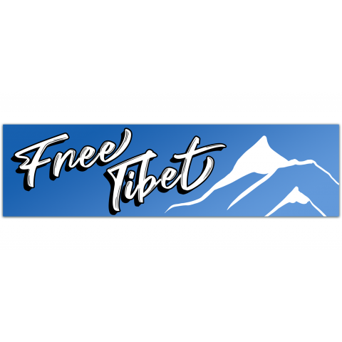 Free Tibet - Bumper Sticker/Decal [01128]