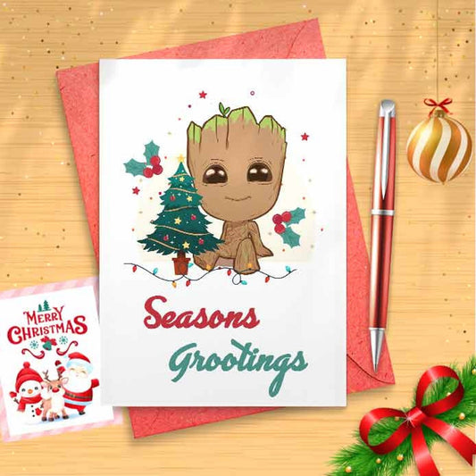 Cute Seasons Card, Boyfriend Christmas Card, Husband Christmas Gift, Happy Holiday Card, Funny Christmas Cards, Funny Xmas [00721]