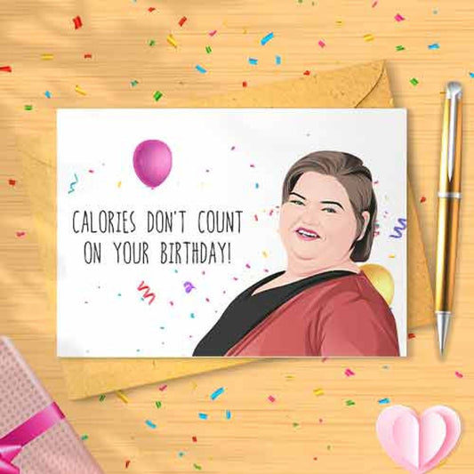 Amy Birthday Card - Tammy and Amy Sisters Gift Card, Diet, Gift Card, Cheat Day, Funny Birthday Card, Merry Birthday, Nowzaradan [01328]