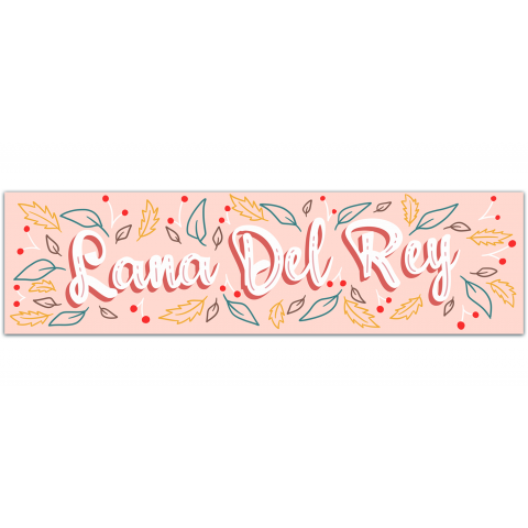 Lana Rey Rub-On Vinyl Decal Bumper Sticker Car Laptop [01149]