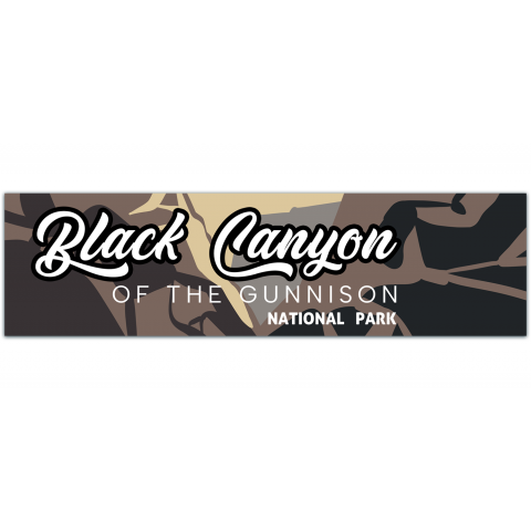 Black Canyon Of The Gunnison National Park Sticker | Black Canyon National Park Decal [01159]