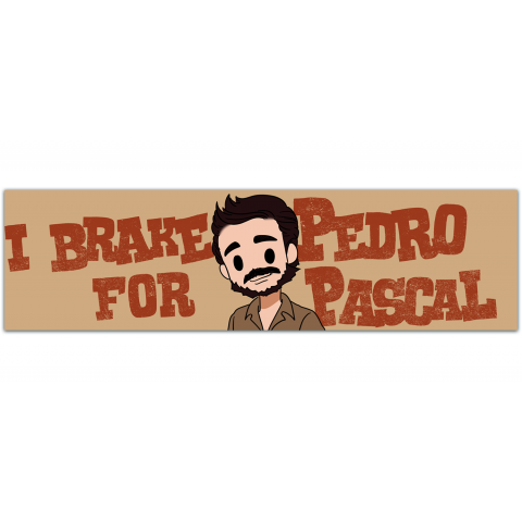 i brake for PEDRO car decal bumper sticker, daddy, joel, baby girl, cool slutty daddy, funny, daddiest of the daddies, stickers, cute [01197]