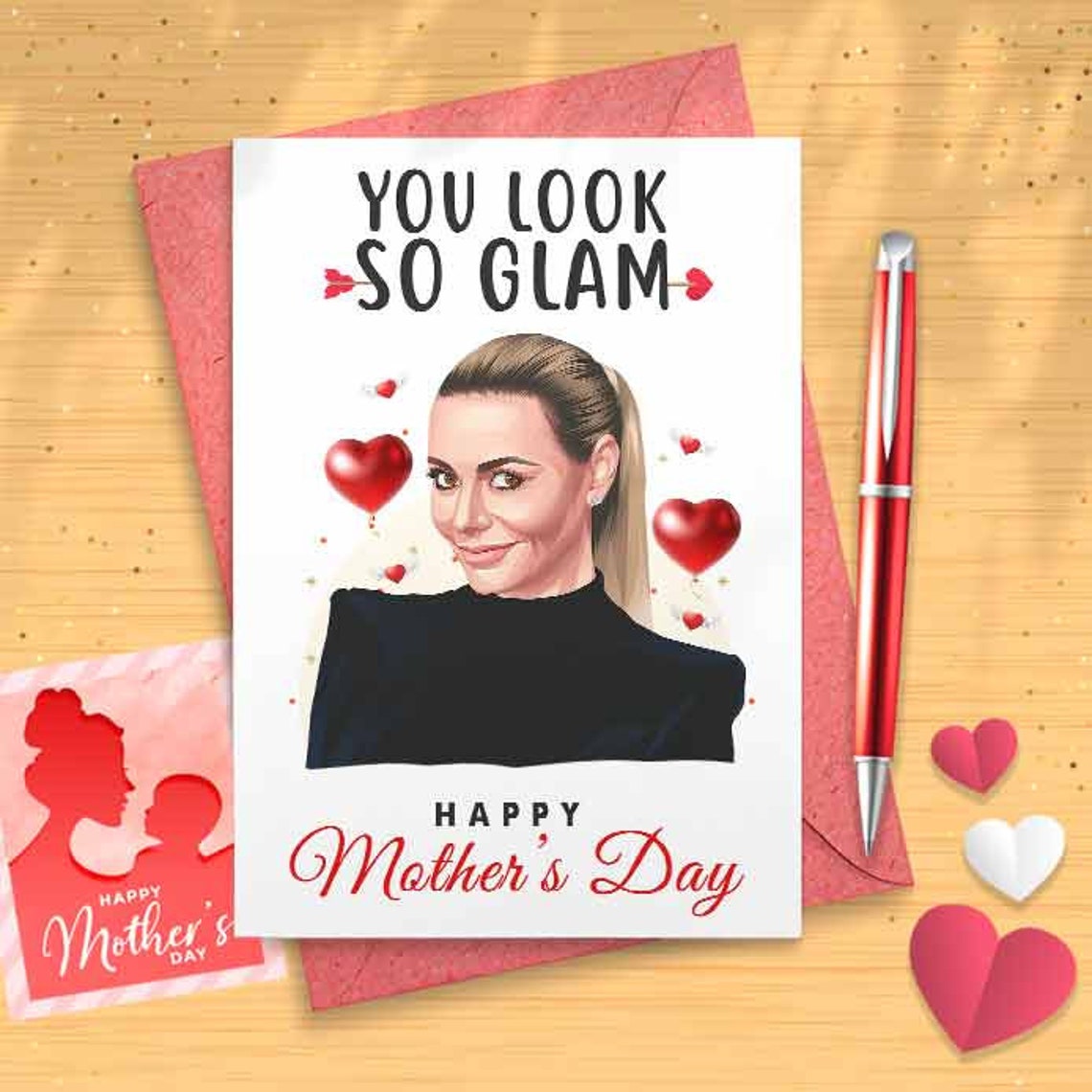 Funny Dorit Mother's Day Card - Funny Mother's Day, Personalised Card, Happy Mothers Card, Mothers Day Card, Card For Mom Grandma, [01156]