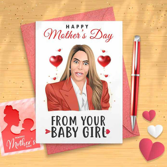 Funny Mary Mother's Day Card - Funny Mother's Day, Personalised Card, Happy Mothers Card, Mothers Day Card, Card For Mom Grandma, [00990]