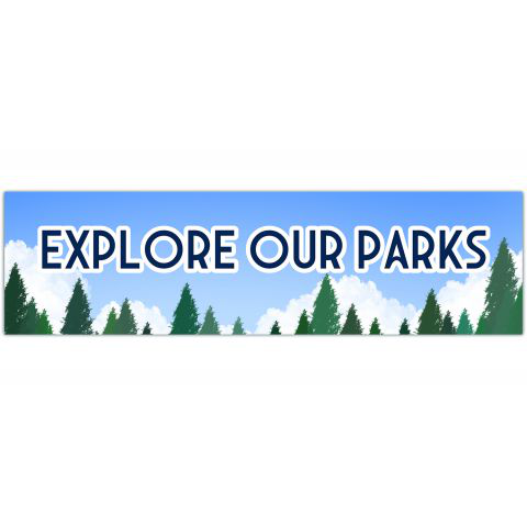 National Park Sticker | Explore Our Parks | Bumper Sticker | Water Bottle | Travel | Laptop | Waterproof [01229]