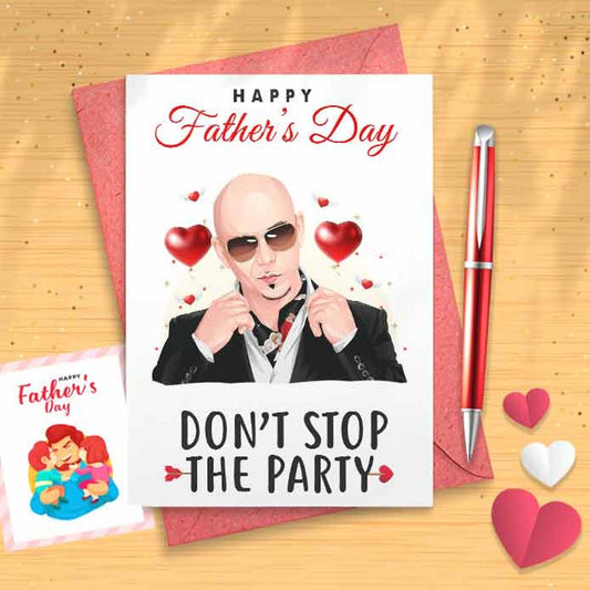 Funny Pitbull Father's Day Card - Card For Dad, Card For Him, Father's Day Card, Funny Card For Him, Funny Father's Day, Gift Dad [01139]