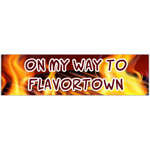 Flavortown Fieri Funny Bumper Sticker Car Decal Waterproof Sticker For Cars Trucks [01263]