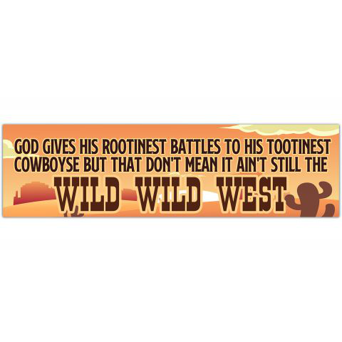 Cowboy Bumper Sticker | Rootin Tootin | Cowboy Hat | Sticker | Sticker for Laptop | Funny Sticker [01280]