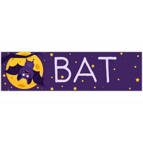 Bat! Bumper Stickers! Spooky Goth Waterproof, Vinyl Decal Bat | What We Do in the Shadows| Perfect Halloween Gift! [01288]