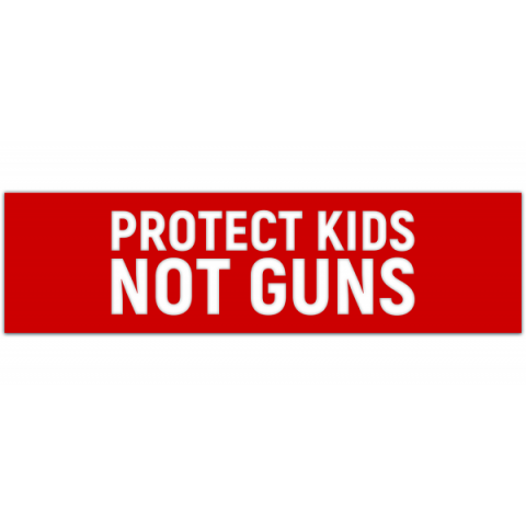 Protect Kids Not Guns Bumper Sticker [00130]