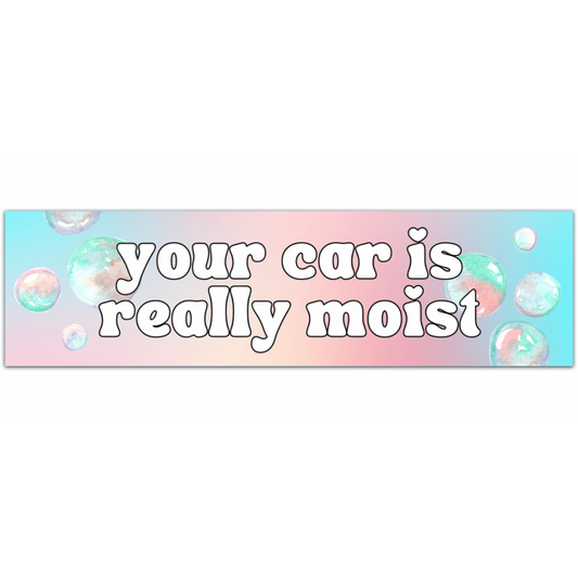 Moist Original Bumper Sticker [01330]