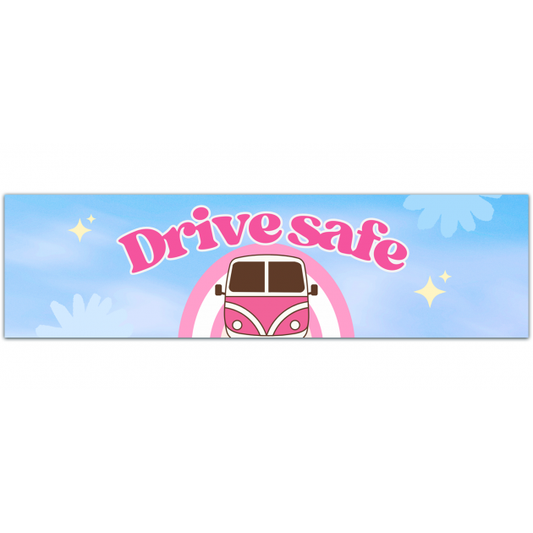 Drive Safe Milk Carton Cute Bumper Sticker Vinyl Decal [01347]