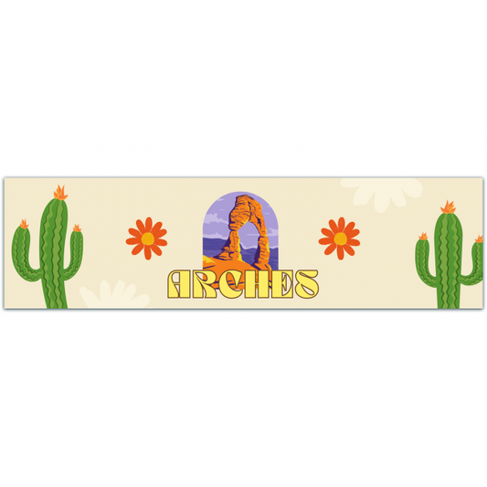 Arches National Park Sticker | Multiple Sizes | Bumper Sticker | Water Bottle | Travel | Laptop | Waterproof [01408]