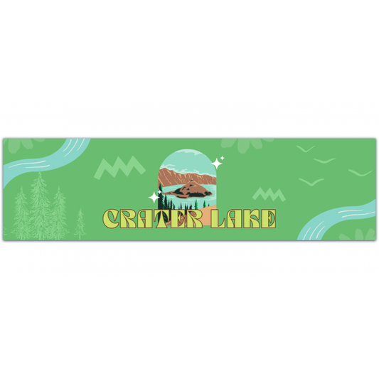 Crater Lake National Park Sticker | Multiple Sizes | Bumper Sticker | Water Bottle | Travel | Laptop | Waterproof Bumper Sticker [01414]