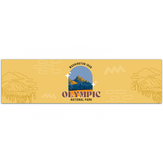 Olympic National Park Sticker | Multiple Sizes | Bumper Sticker | Water Bottle | Travel | Laptop | Waterproof Bumper Sticker [01421]