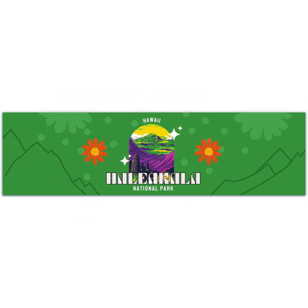 Haleakala National Park Sticker | | Bumper Sticker | Water Bottle | Travel | Laptop | Waterproof Bumper Sticker [01430]