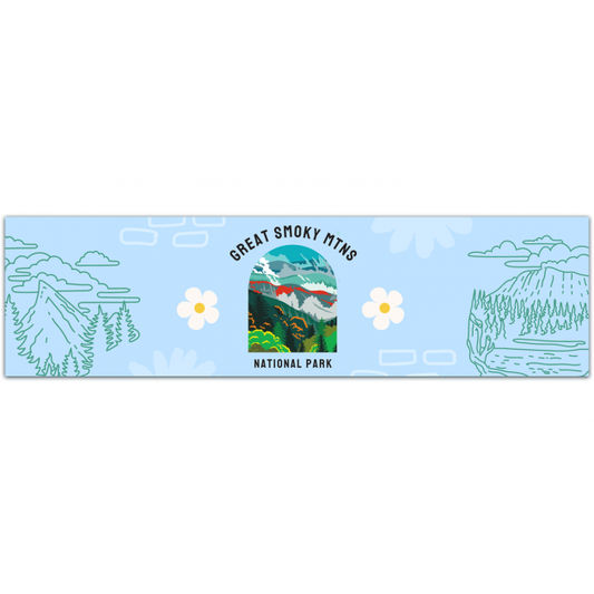 Great Smoky Mountains National Park Sticker | | Bumper Sticker | Water Bottle | Travel | Laptop | Waterproof Bumper Sticker [01491]