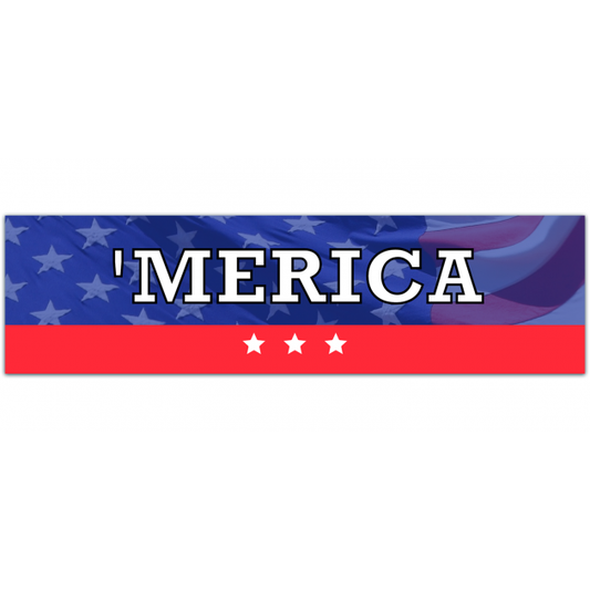 'MERICA Sticker | Colorado Decal | | Bumper Sticker | Water Bottle | Travel | Laptop | Waterproof Bumper Sticker [01494]