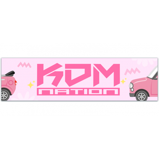 KDM Nation Car Decal Window Sticker Bumper Sticker [01507]