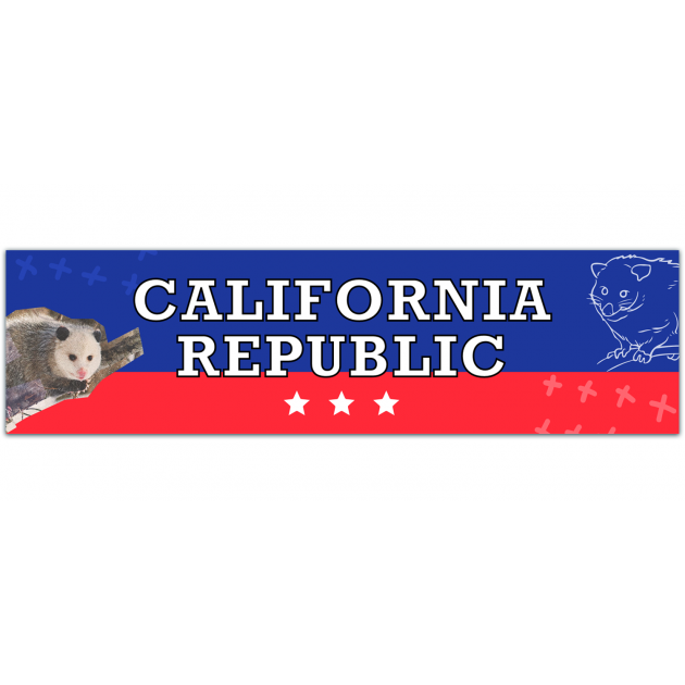 California Screamin' Sticker Bumper Sticker [01596]