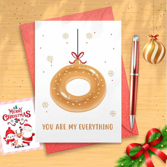 Cute Christmas Card You're My Everything, Funny Christmas, Funny Holidays Card, Jesus Christ, Merry Christmas, Humor, Funny Xmas [01541]