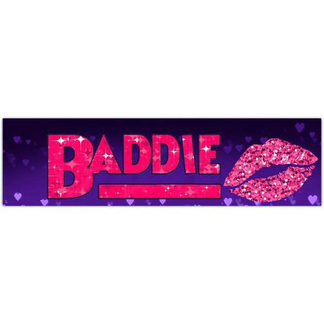 Baddie Decal For Her | Car Decal | Decal For Tumbler | Baddie Car Decal For Her | Gifts For Her | Gifts For Mom | Gifts For Girlfriend Bumper Sticker [01614]