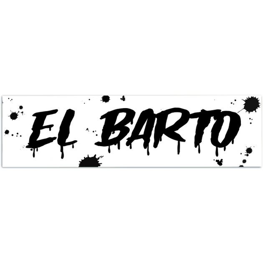 El Barto Tag Decal Vehicle/Laptop Sticker! Weather Resistant! Bumper Sticker [01628]