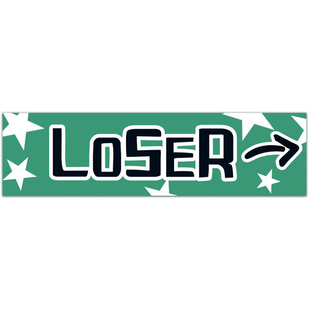 Loser Vinyl Decal Bumper Sticker [01649]