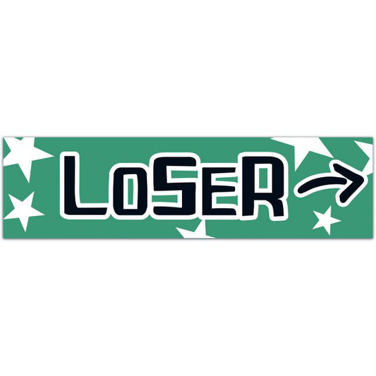 Loser Vinyl Decal Bumper Sticker [01649]