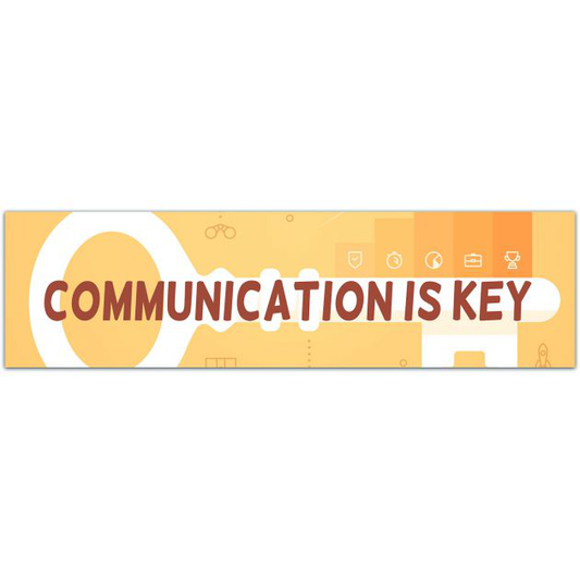 Communication Is Key Prong Collar Sticker | Training | Herm Sprenger | Training Collar | Dog Training | Dogs Bumper Sticker [01670]