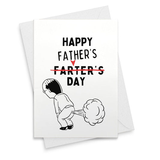 Funny Card For Dad | Happy Farters Day | Father's Day Birthday Hilarious | Fathers Day Cards | Father Day Card Gift [02272]