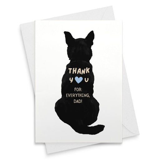 Labrador Retriever, Dog Father’s Day Card, Pawther's Day, Dog Dad, Pet Lover, Word Cloud [02298]