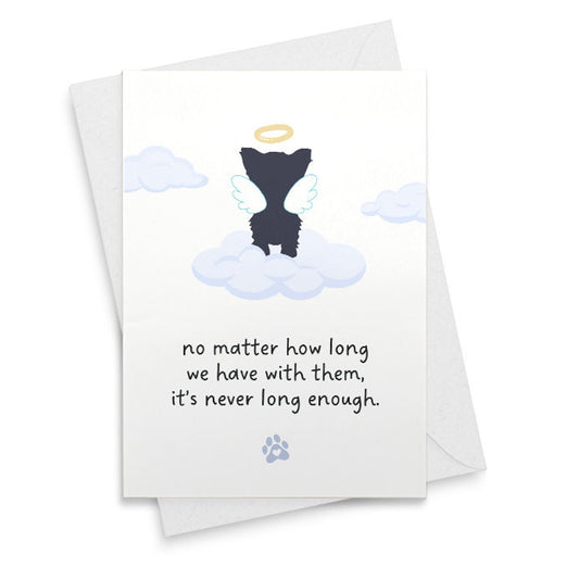 Loss of Dog Card, Dog Bereavement, Dog Sympathy Card, Dog Condolences Card, Dog Memorial Card, Anniversary of Dog Loss Card, [02340]