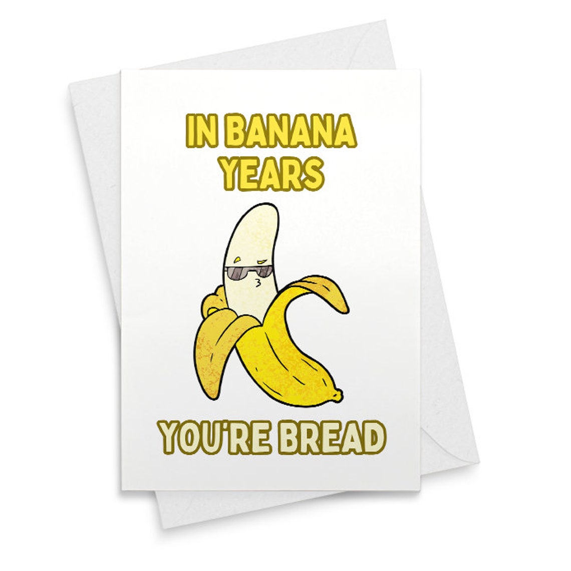 Birthday card funny, Funny Birthday card, , Funny Pun Birthday Card, Greeting Card [02426]